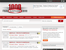 Tablet Screenshot of milclasificados.com.ar